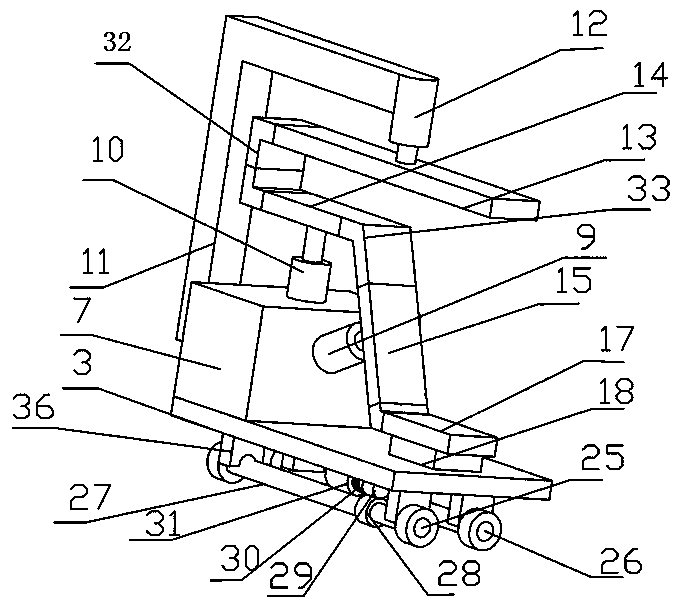 A multi-angle spraying device for high-speed railway prefabricated bridges