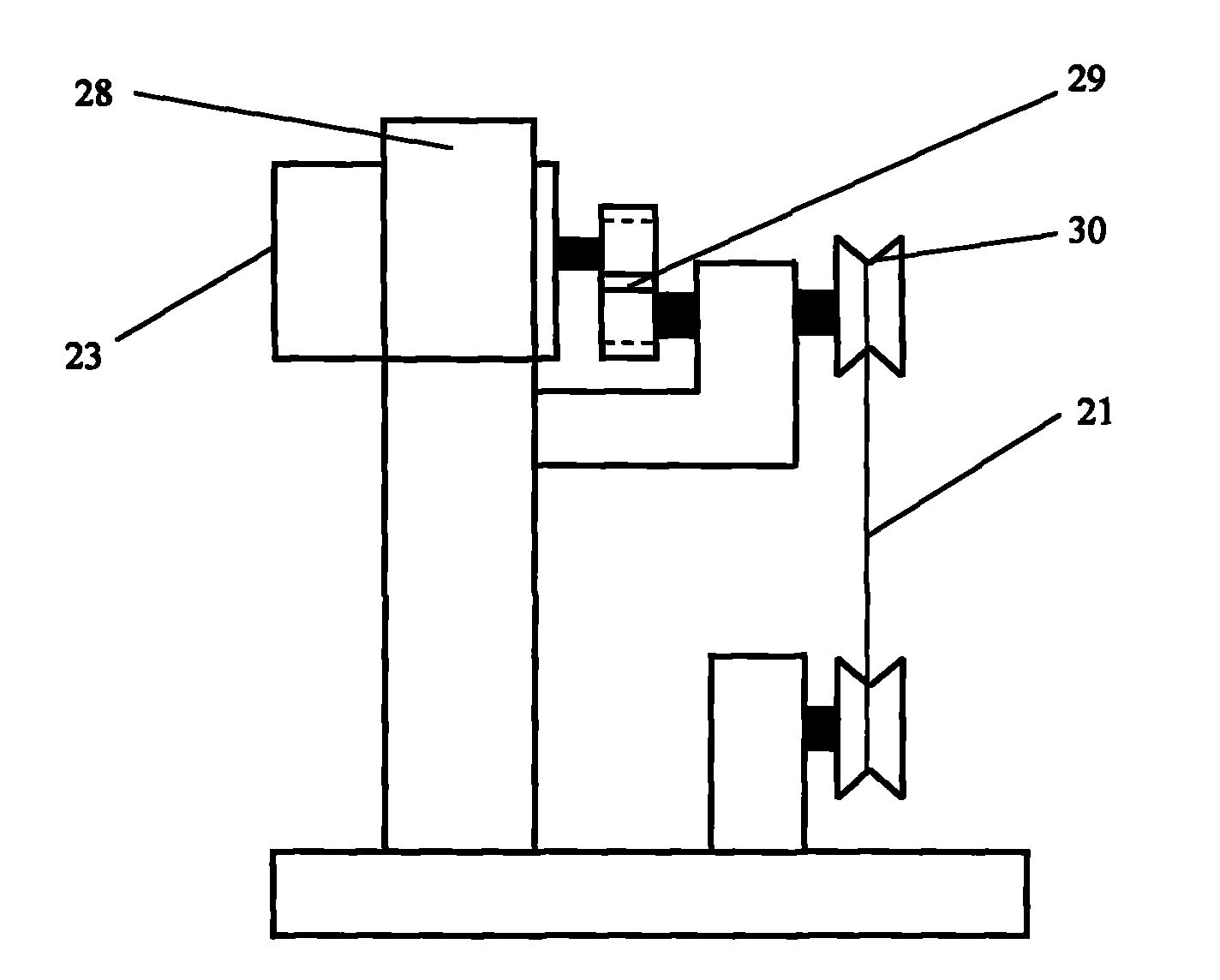 Circulating wire cutting electrode system and processing method for electrolytic wire cutting