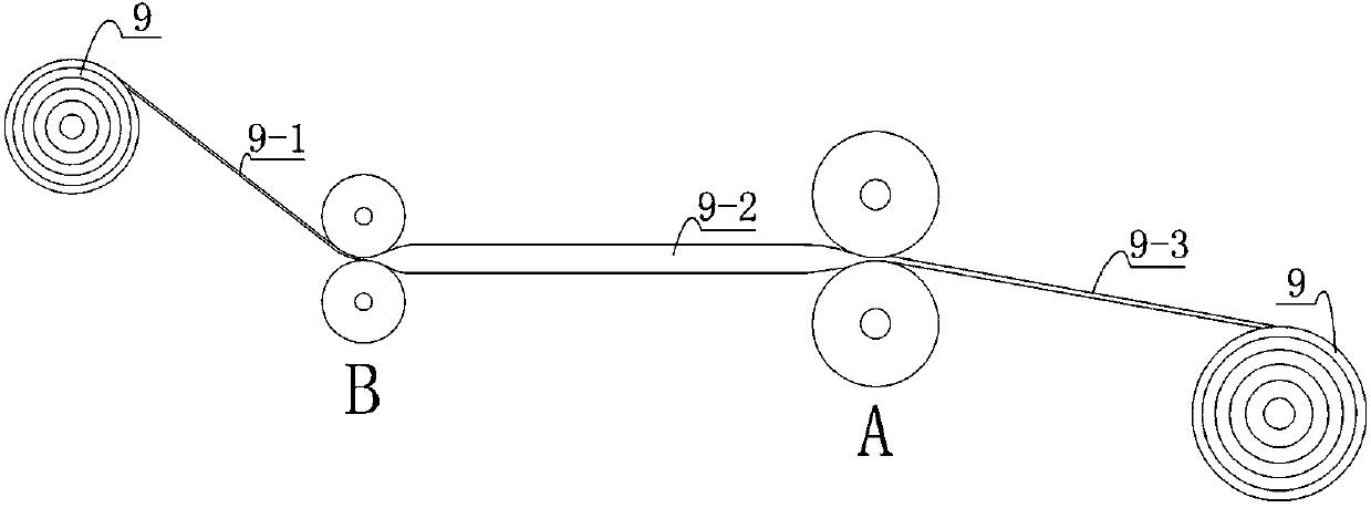 Inflatable punching method and punching equipment for micro-spraying belt