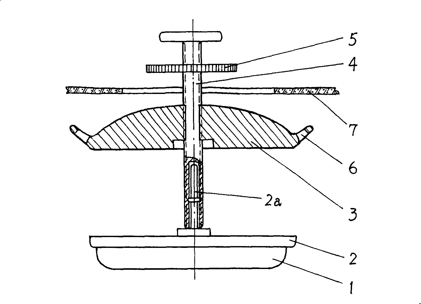 Disposable arteria femoralis compression hemostat