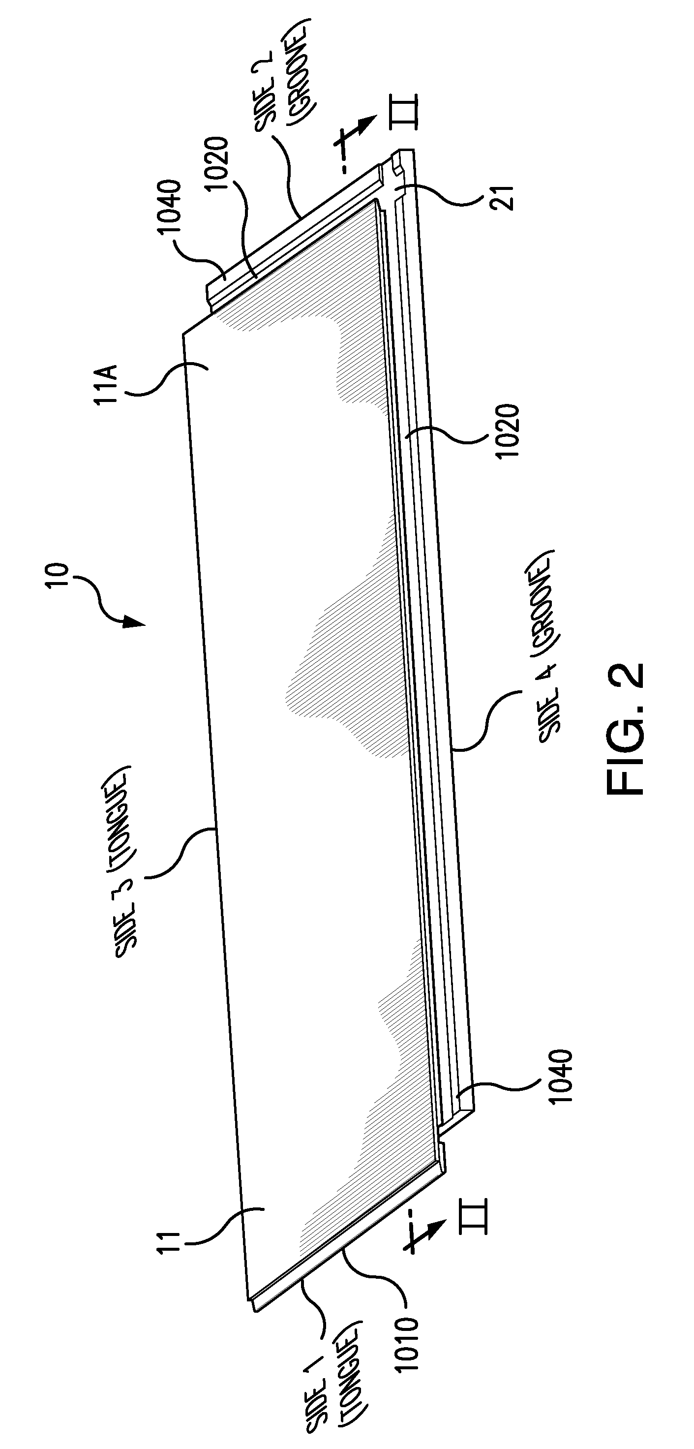 Floor covering with interlocking design