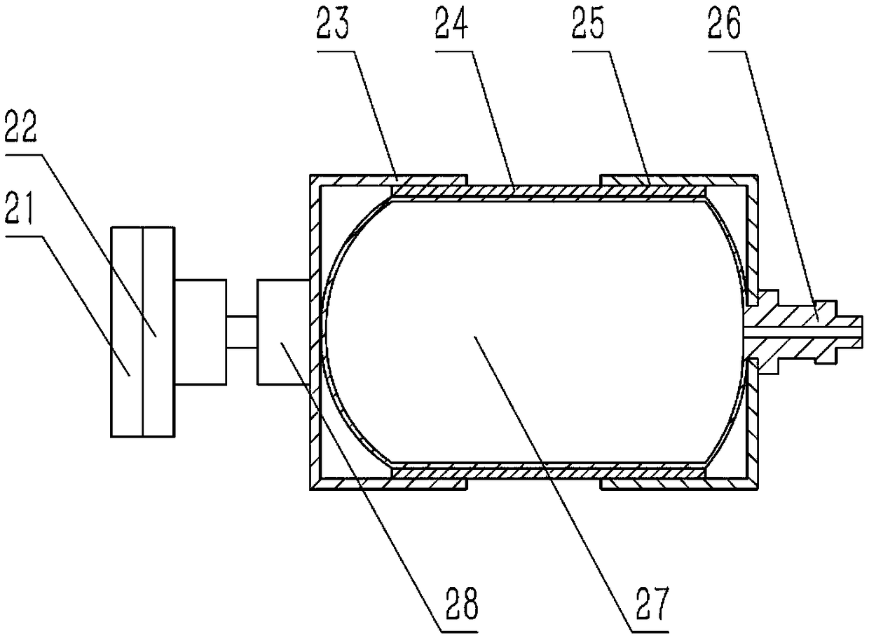 Deformation parameter testing test bench for deformation wing