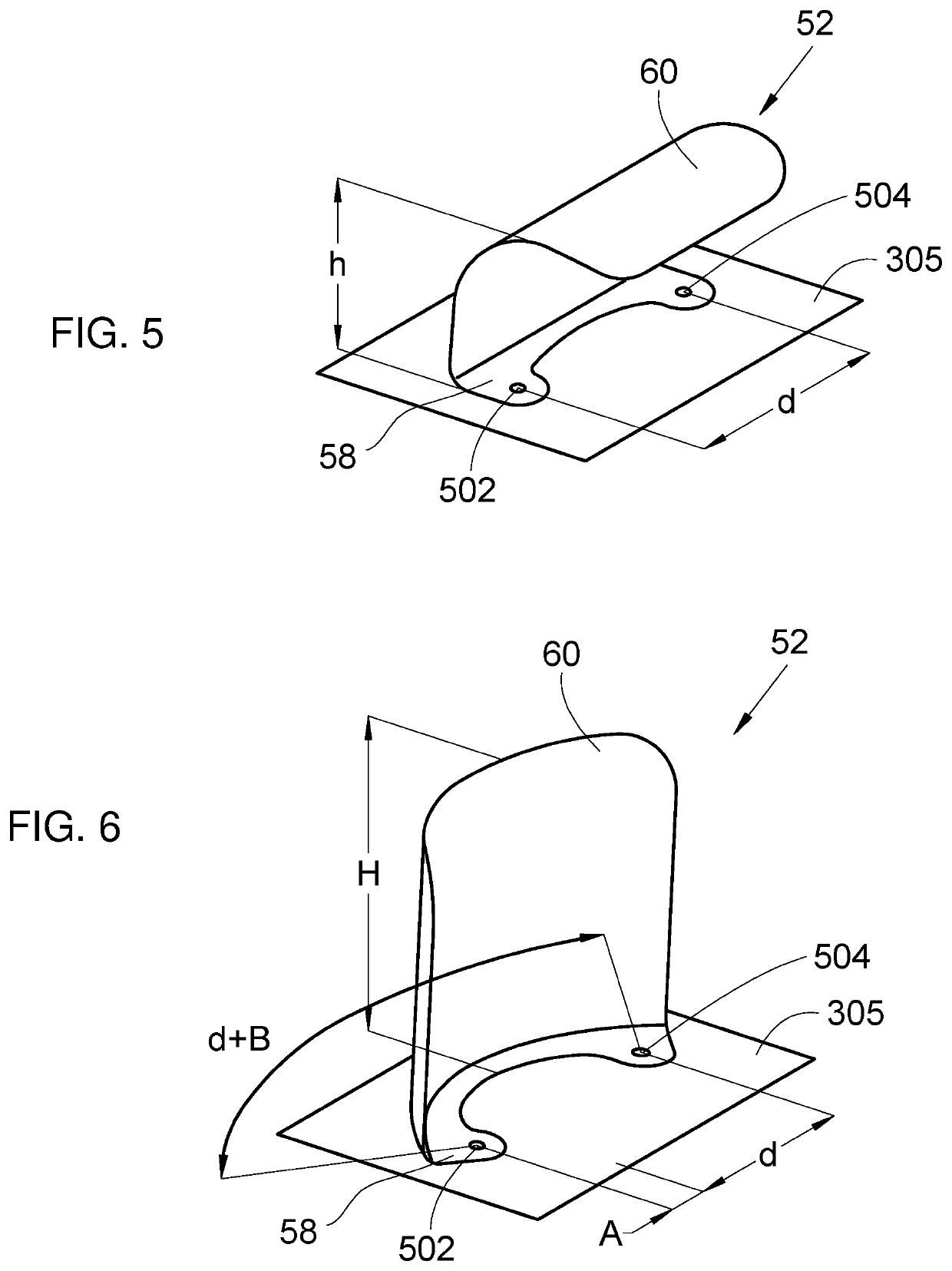 Internal structure of a primary exhaust duct having a separator of which the geometry varies depending on the temperature