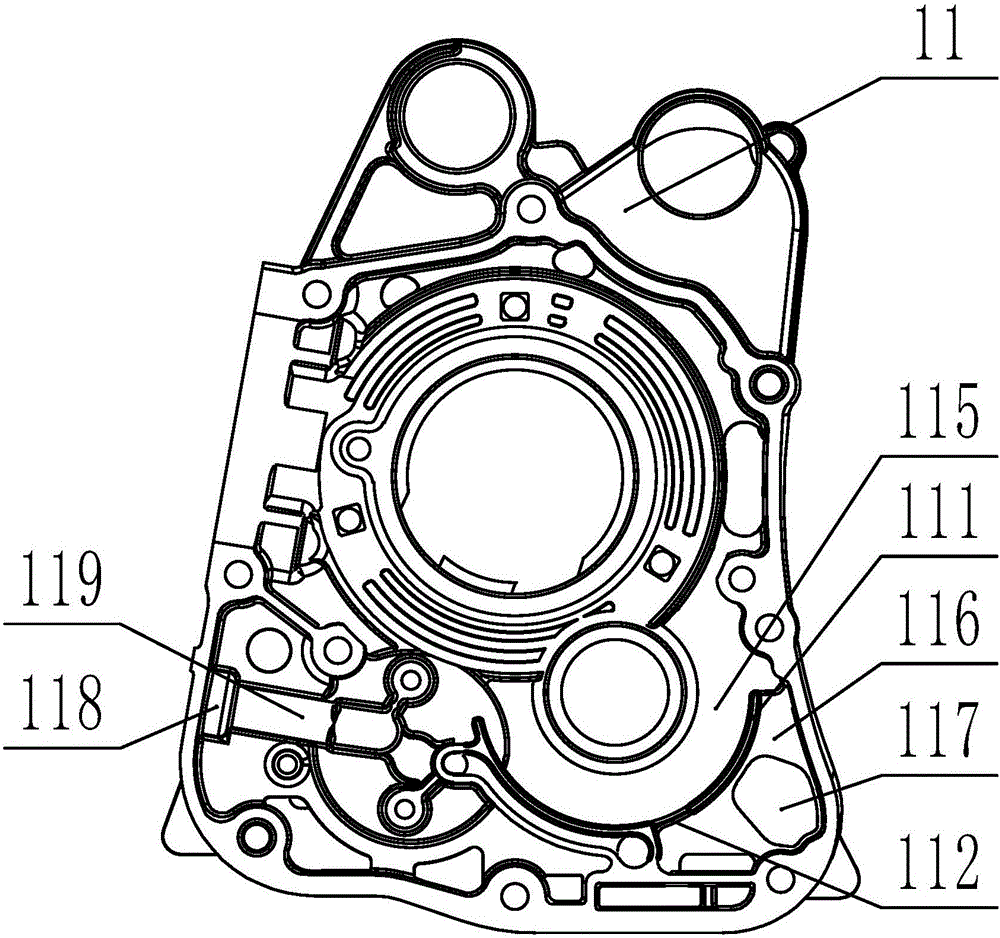 Scooter engine with balance shaft