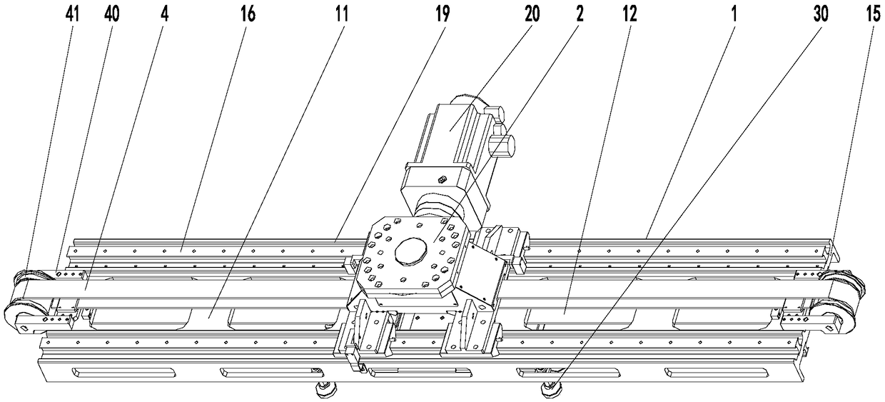 Double-speed seventh shaft for robot