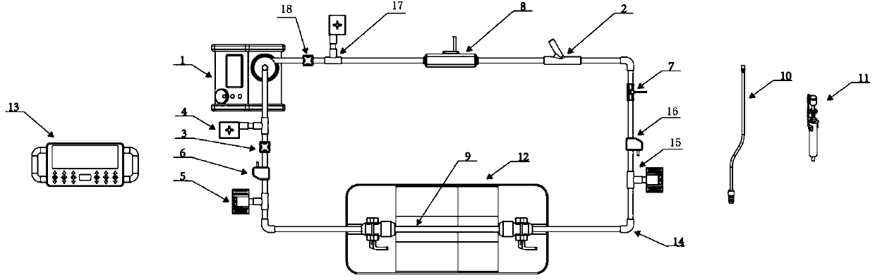 Vascular bridging tissue perfusion system and perfusion method