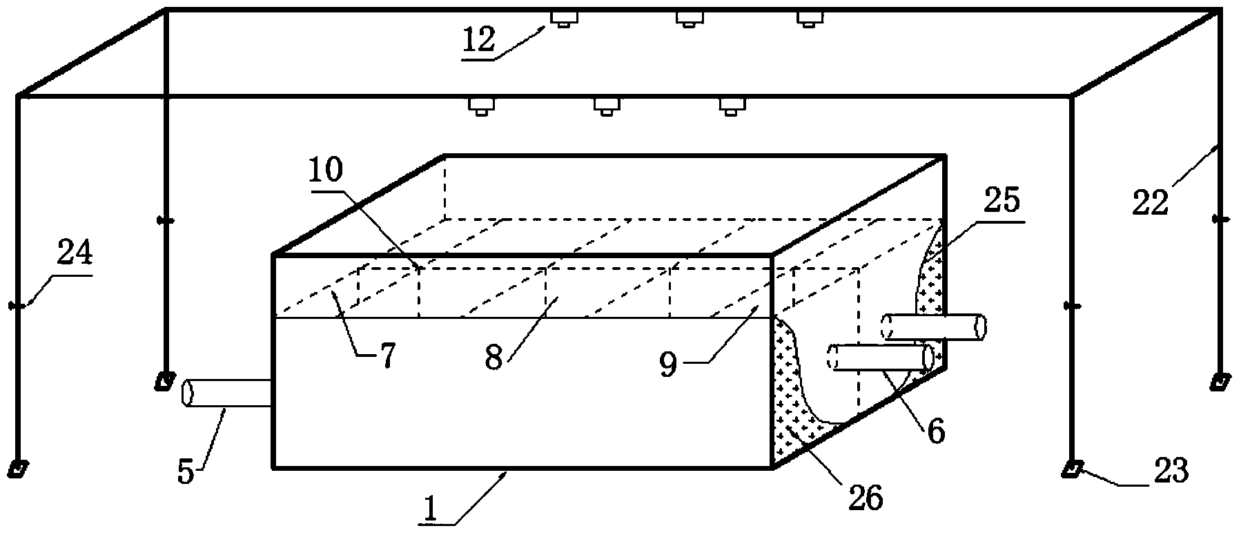 Early warning device and method for identifying sudden water pollution based on biotic population module