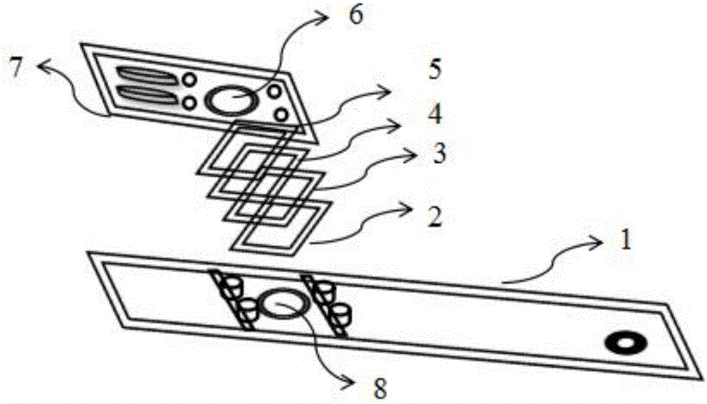 A dry-sheet type serum creatinine detection reagent strip and a preparing method thereof