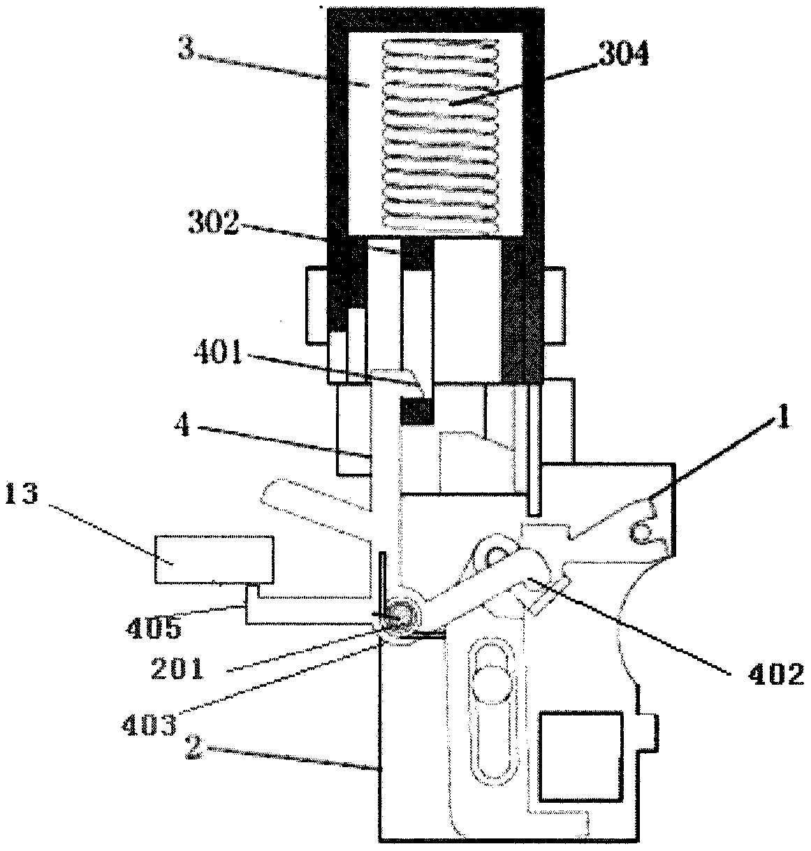 Tripping mechanism and surge protector adopting tripping mechanism