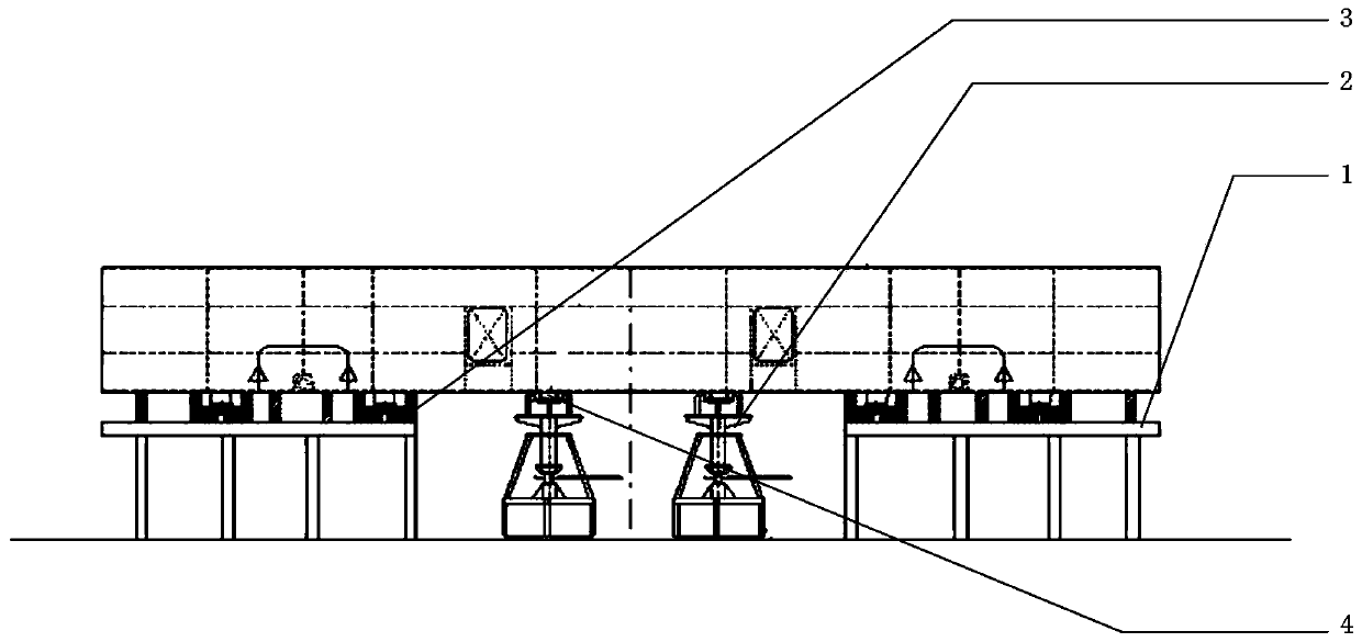 Installation device and method of compartment equipment