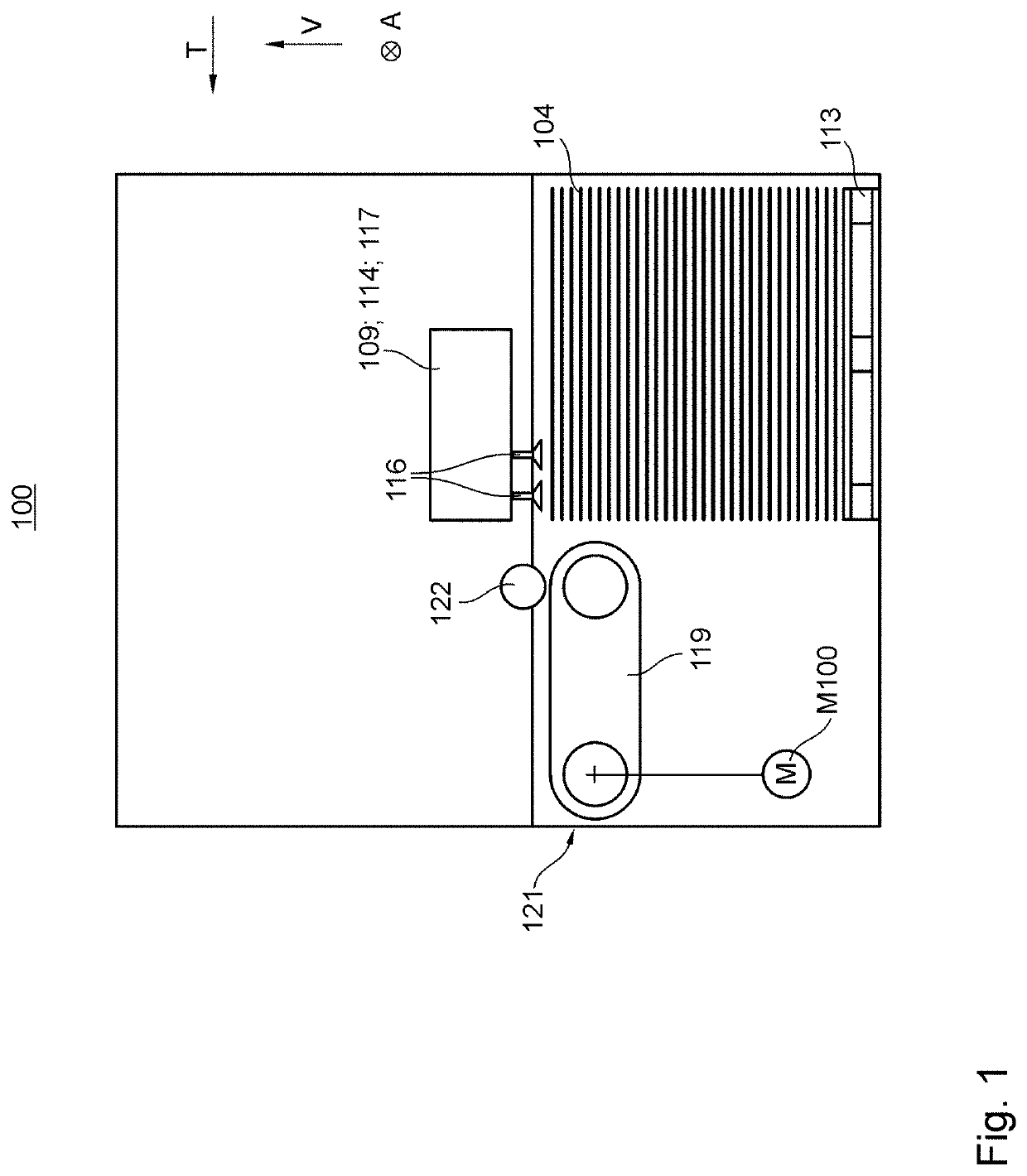 Substrate-feeding device and a sheet-processing machine