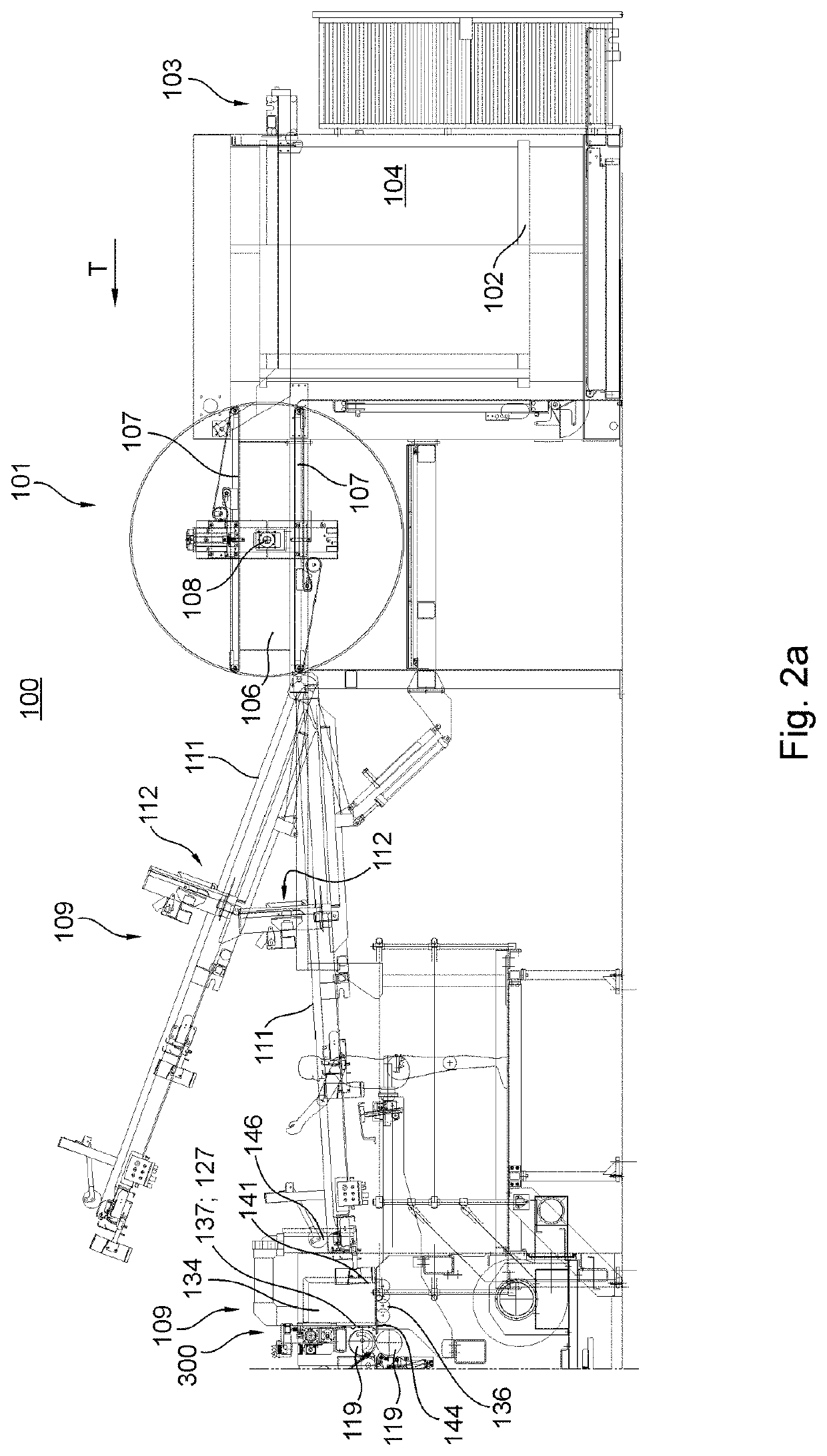 Substrate-feeding device and a sheet-processing machine