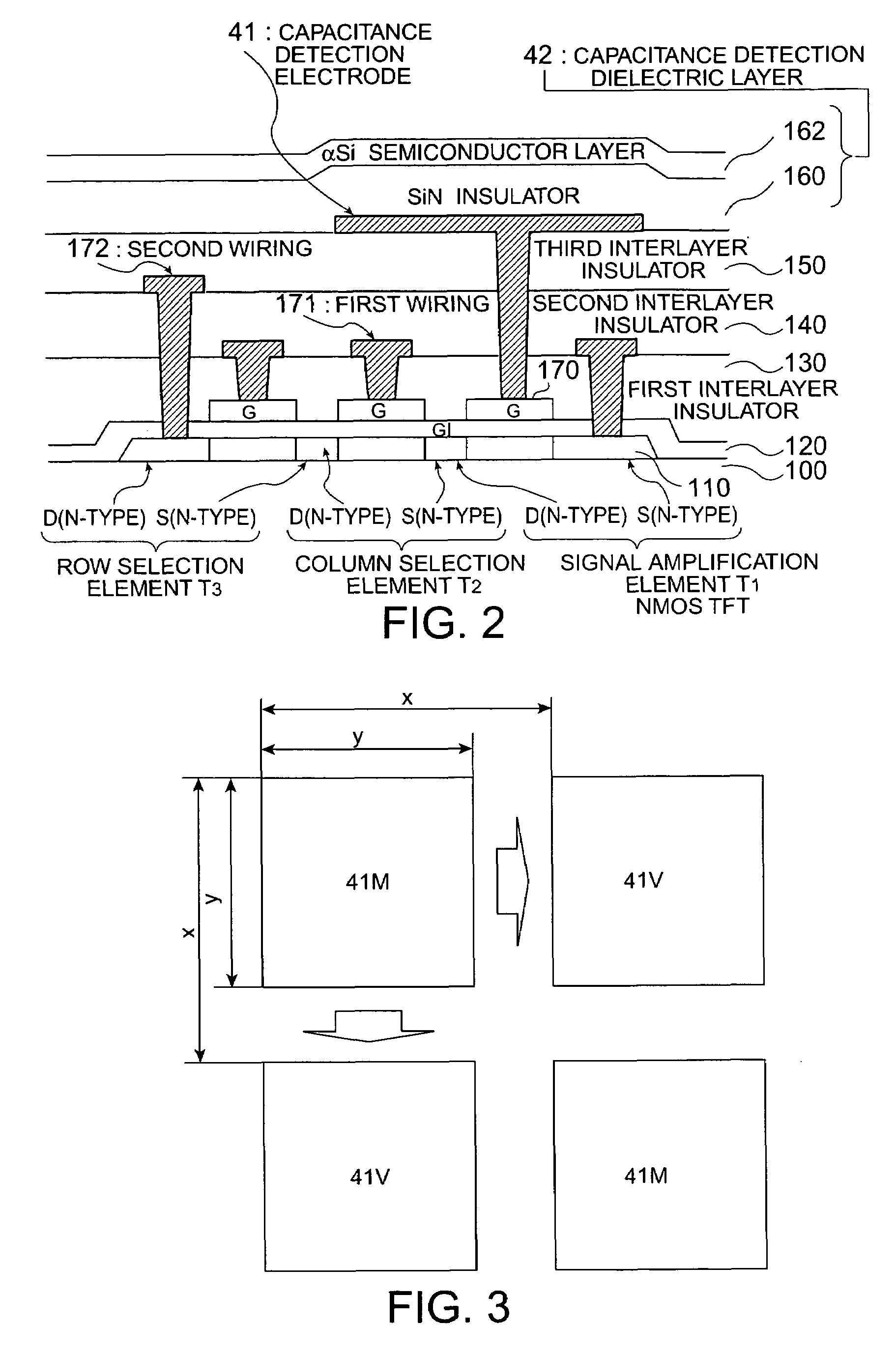 Electrostatic capacitance detection device