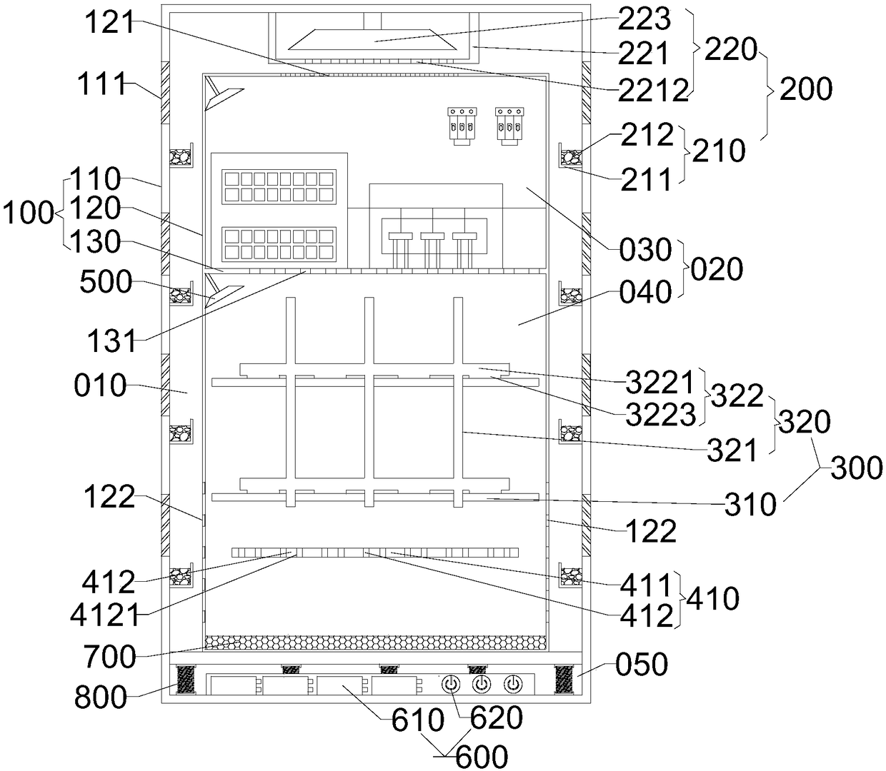 Damp-proof electric power cabinet