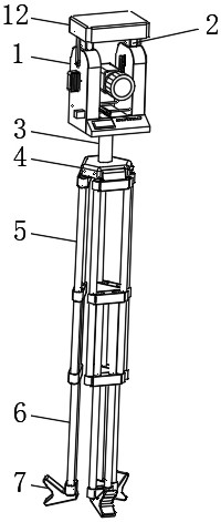 A ground signal surveying instrument with waterproof and dustproof function