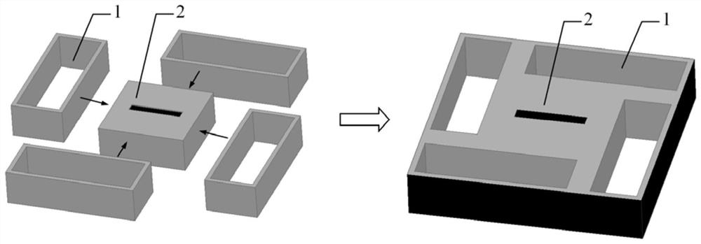 A Rectangular Waveguide Dual-frequency Common Aperture Antenna Based on Structure Multiplexing