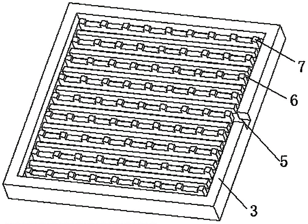 Novel flat plate thiele tube and preparation method thereof