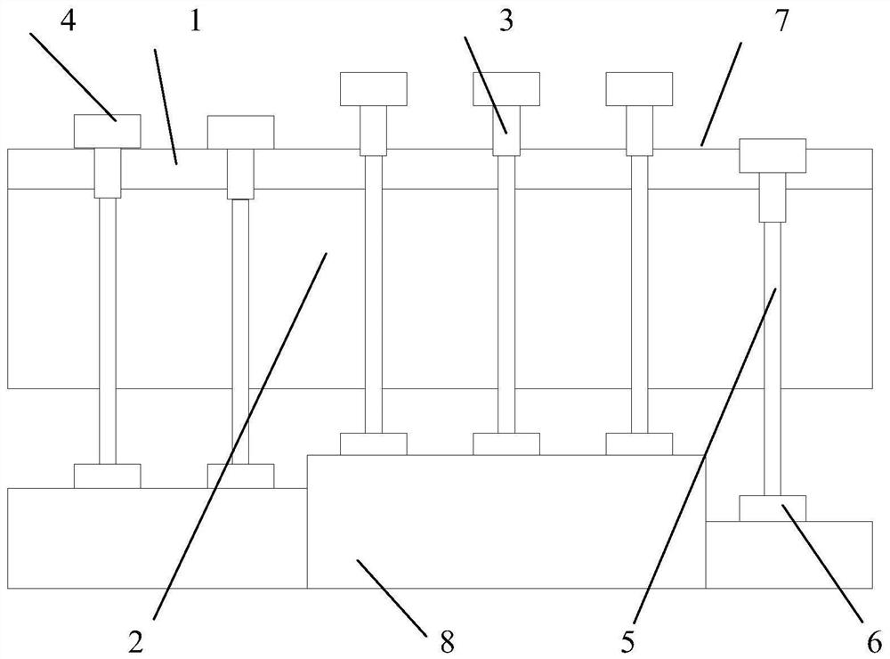 Welding method for microstrip substrate of stepped structure