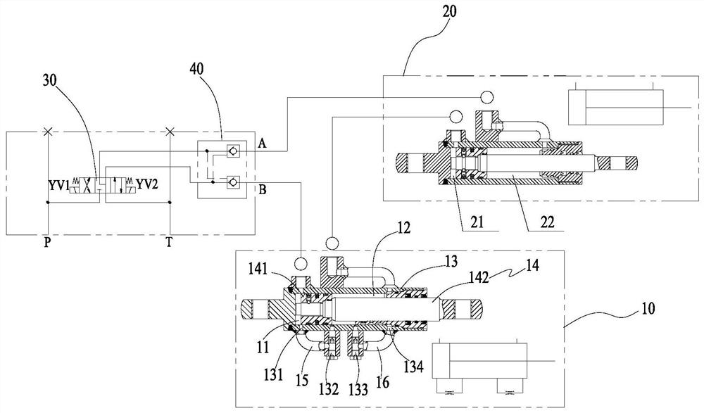 Hydraulic control system and road sweeper