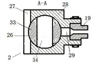 Auxiliary braking device of cordless elevator and control method thereof