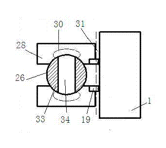 Auxiliary braking device of cordless elevator and control method thereof