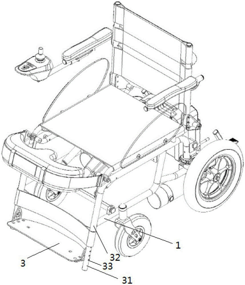 Standing type wheelchair