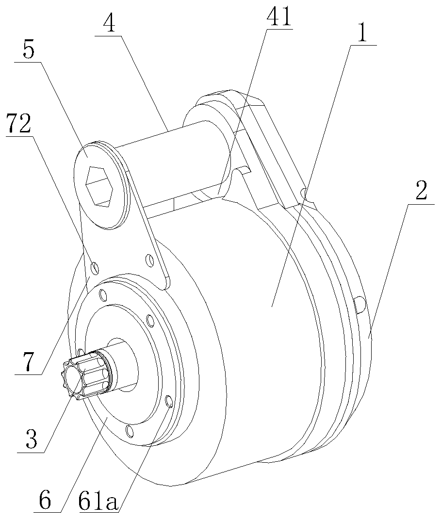 Centrally-arranged motor and bicycle with centrally-arranged motor