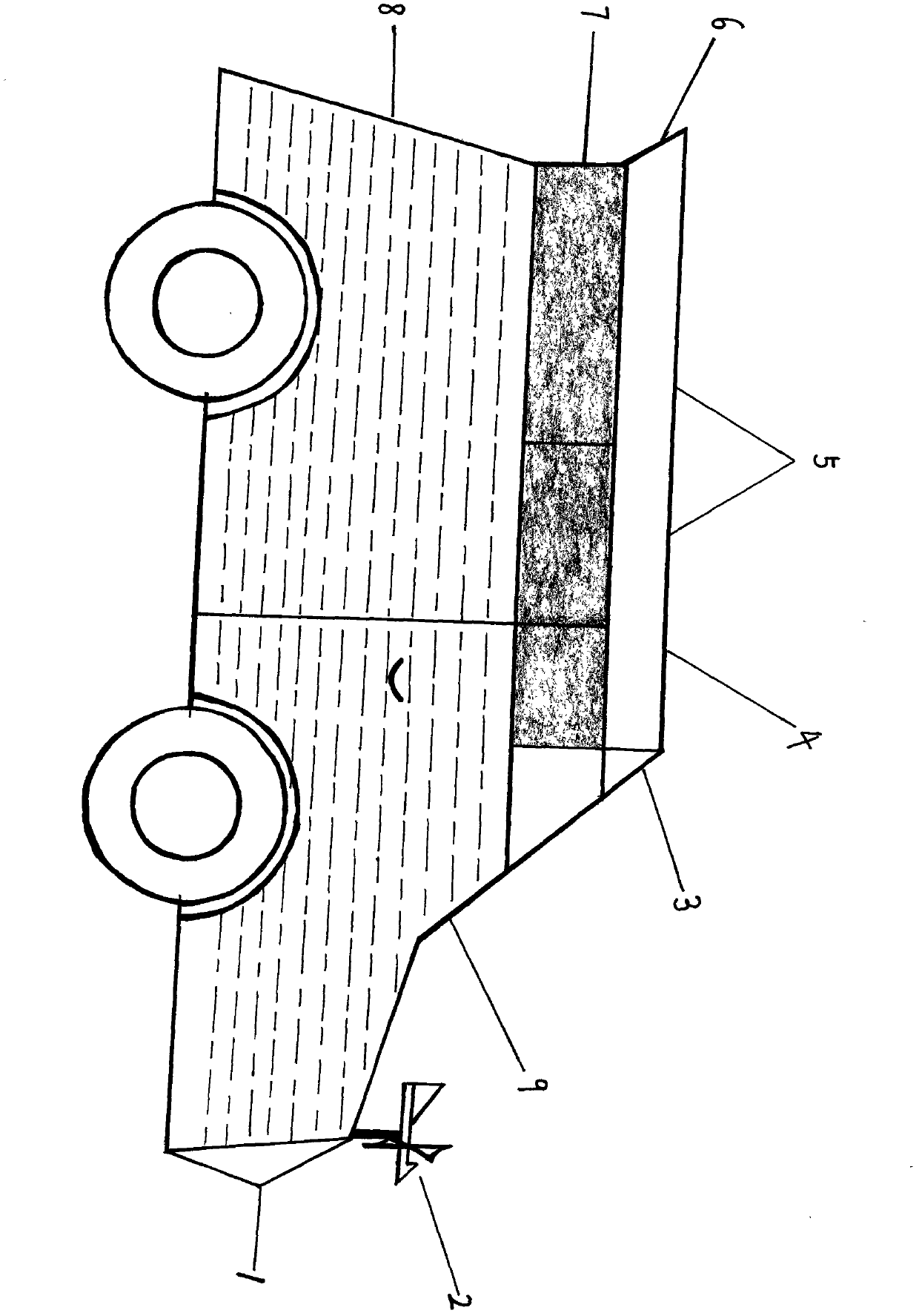 Wind/light energy electric automobile