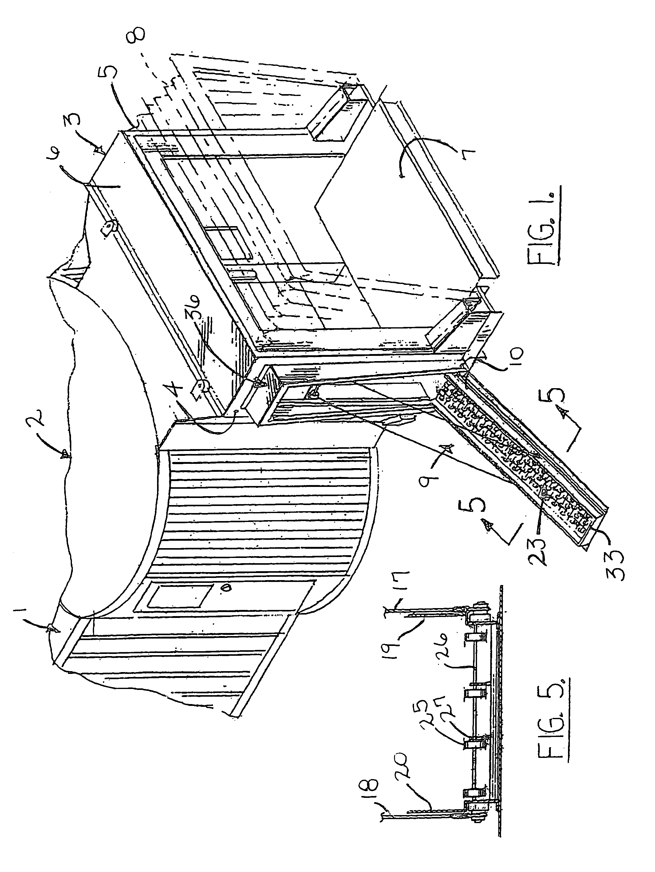 Aircraft passenger boarding bridge having a chute for transport of baggage between boarding bridge and ground level