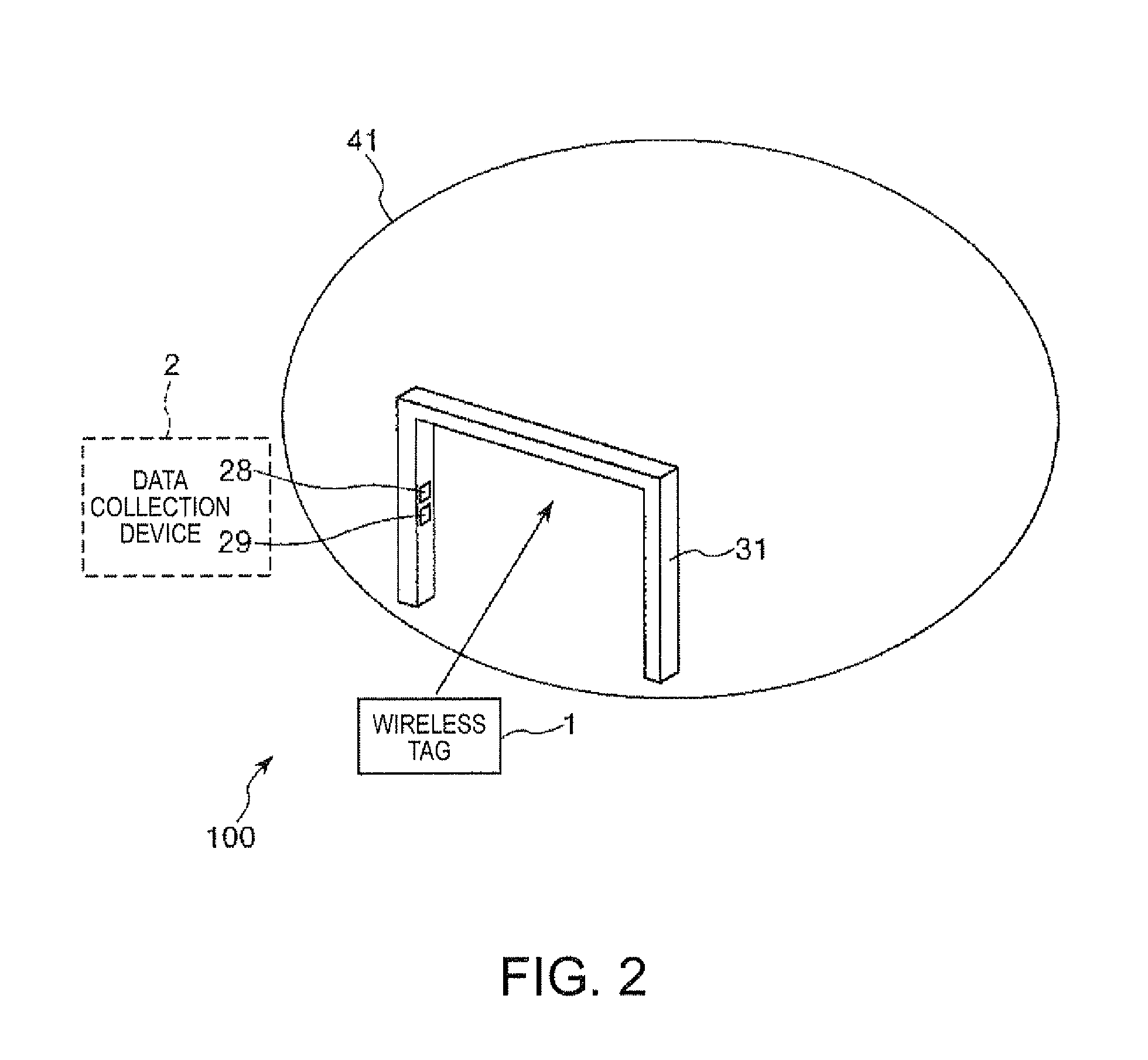 Data collection system and wireless tag