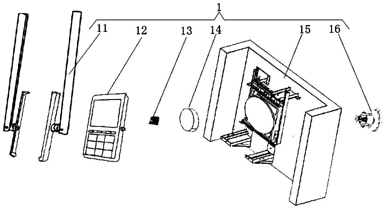 Financial real-time informationized fixed asset processing device and system