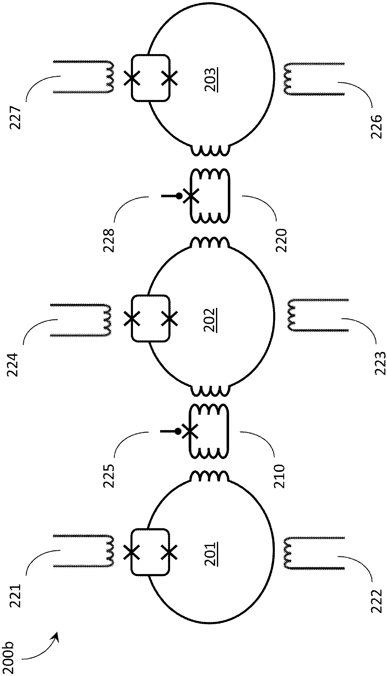 Systems and methods for creating and using higher degree interactions between quantum devices