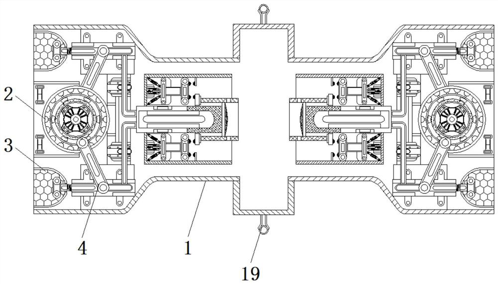 Energy-saving type uniform feeding equipment for proportionally fed feed