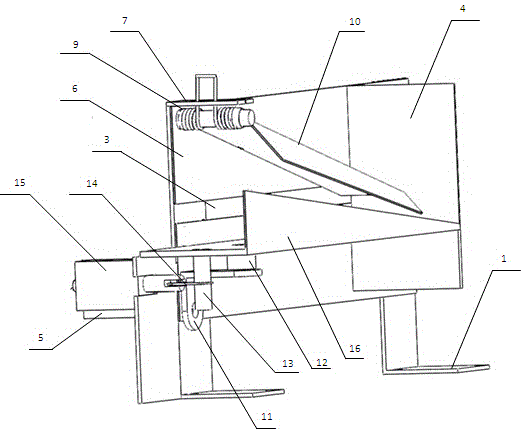 Automatic clamping device for fry for vaccine injection