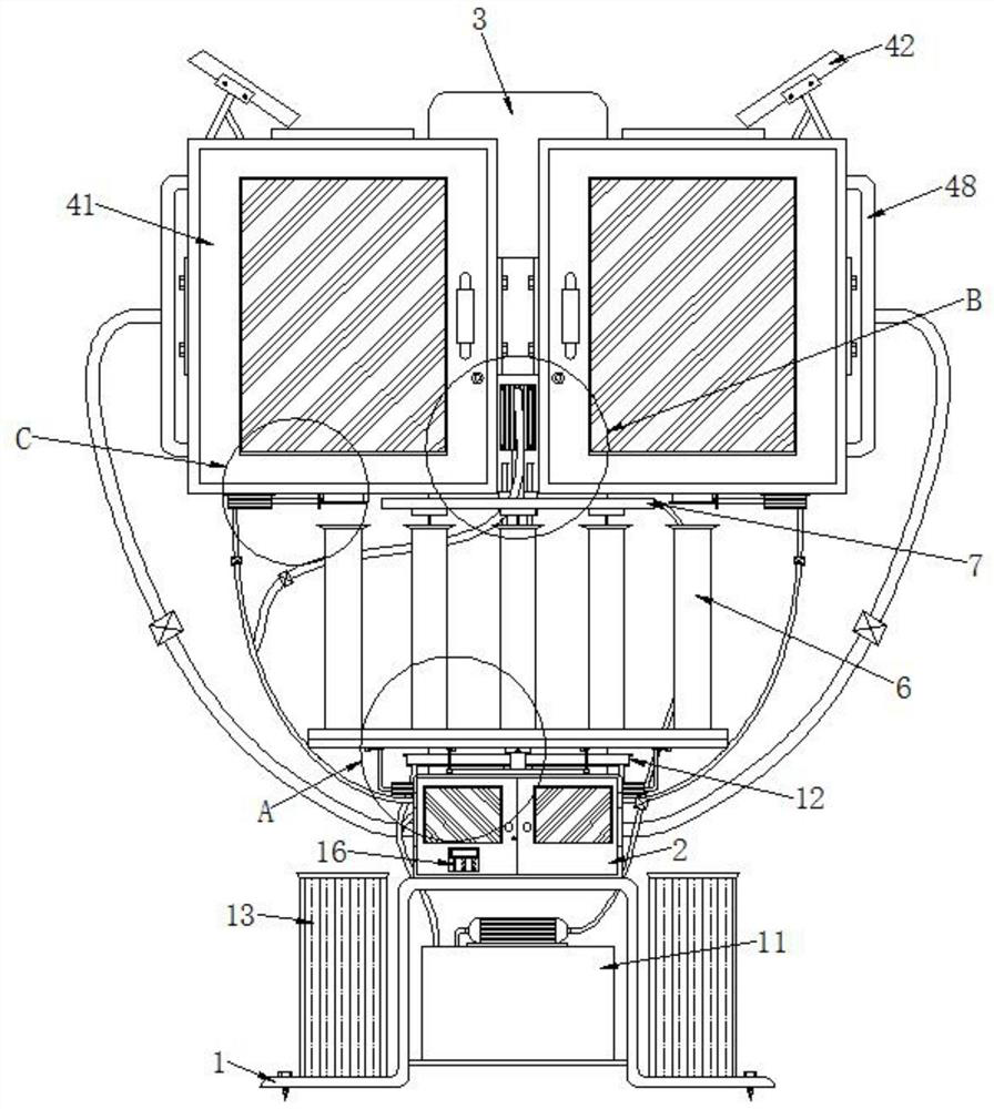 Conveying system with forming protection function for plastic pipe production