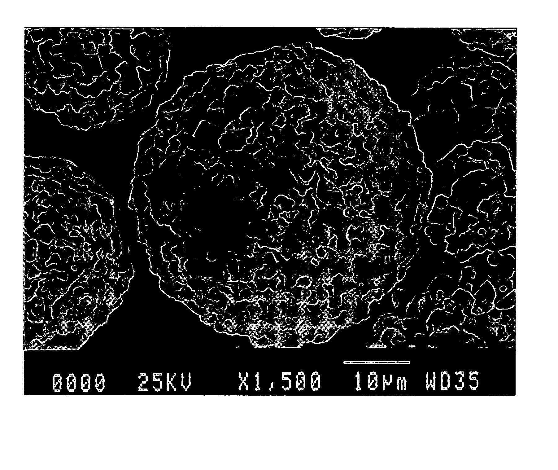 Ferrite core material for resin-filled type carrier, resin-filled type carrier, and electrophotographic developer using the carrier