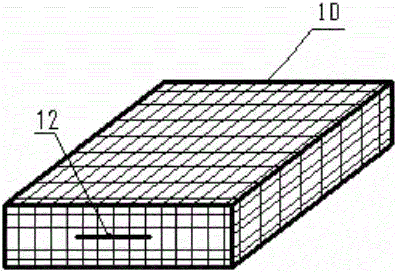 Modular medium-high temperature waste gas purifying device