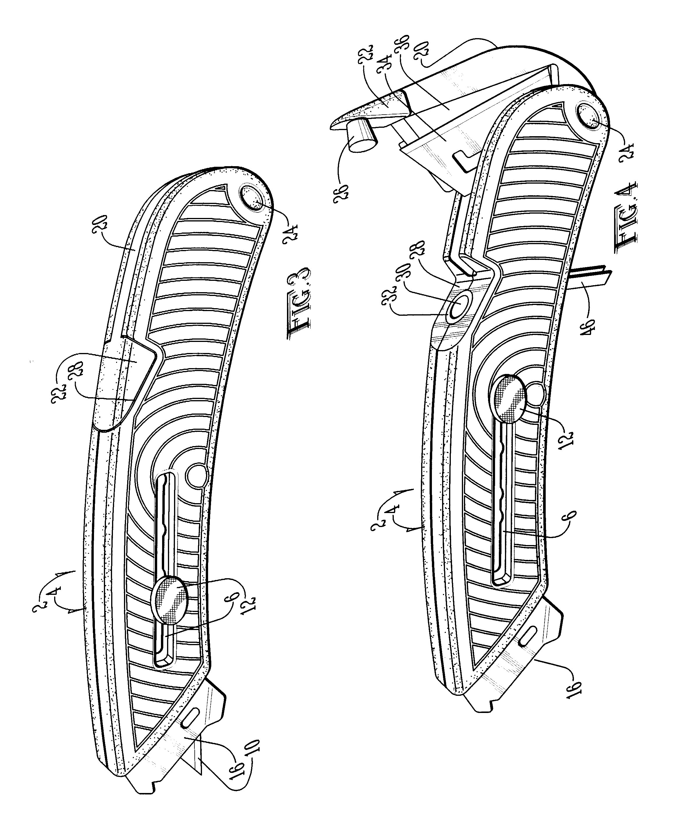 Utility knife with integrated hole punch