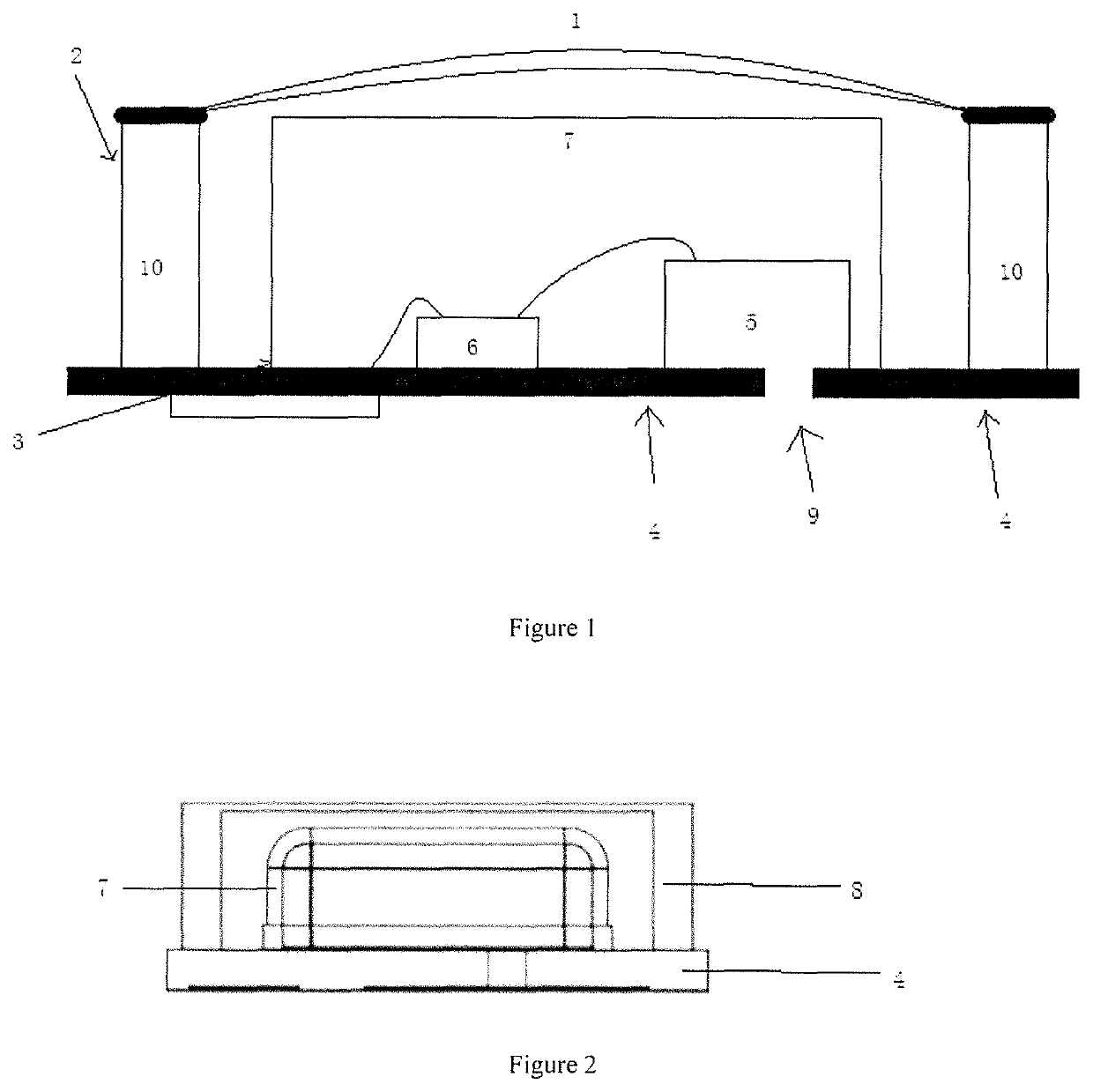 Microphone with mechanical switch function