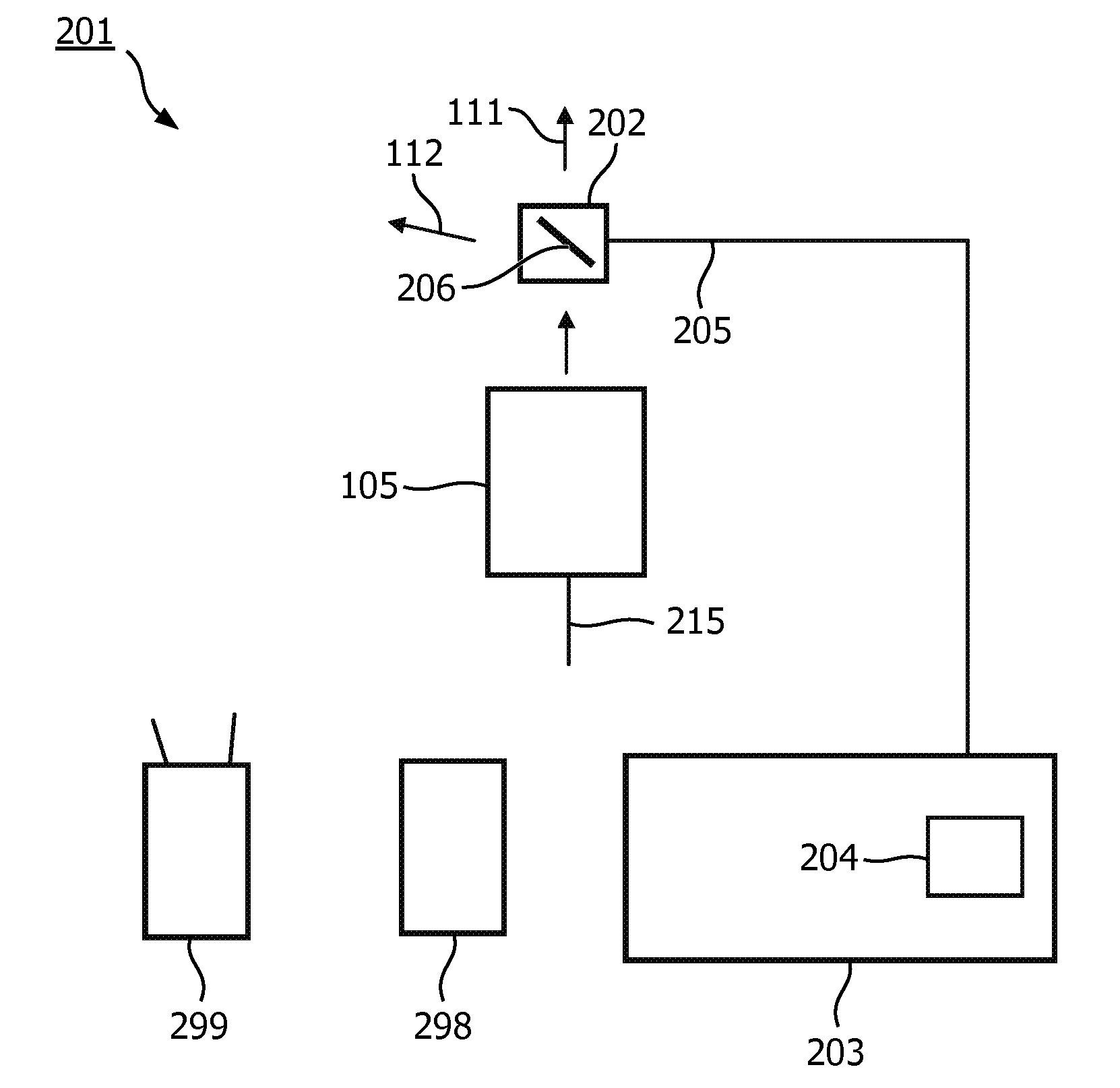 Image projector system for a scanning room