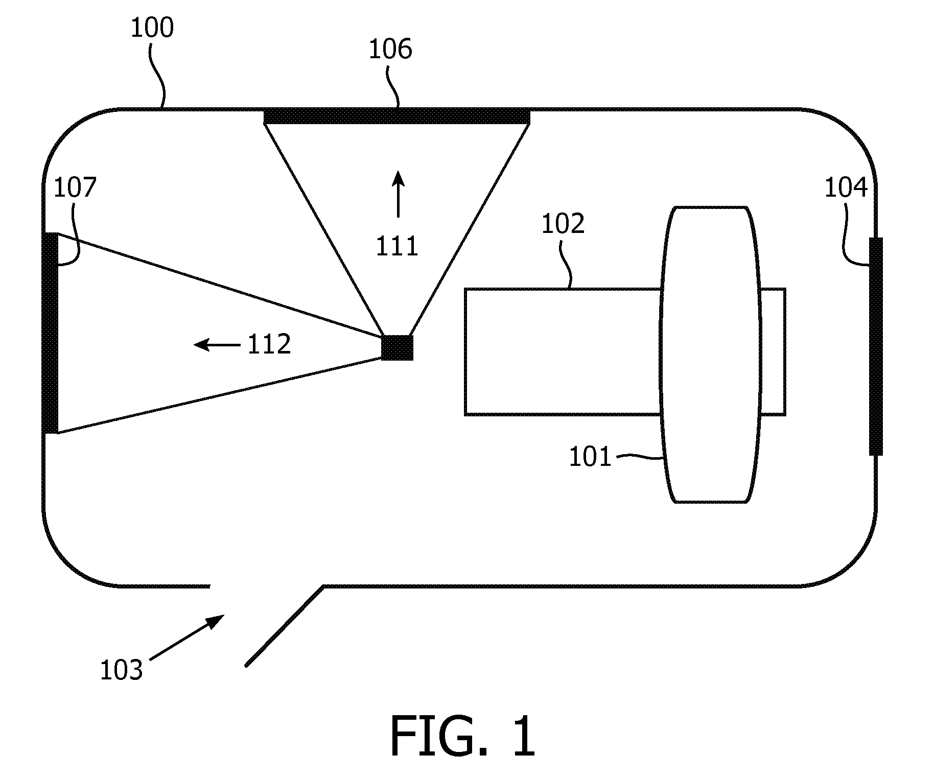 Image projector system for a scanning room