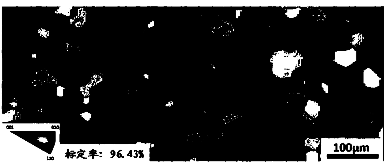 Electrolysis polishing method for preparing pure titanium and titanium alloy EBSD (electron back-scattered diffraction) sample