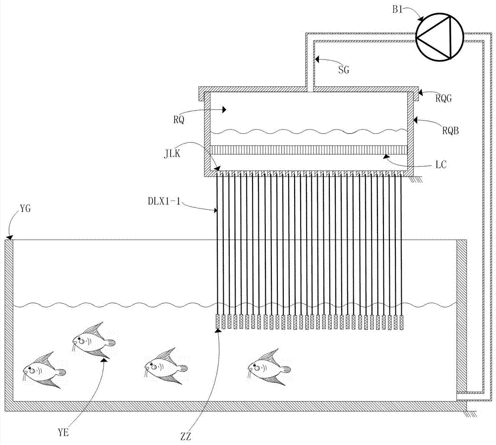 Drainage wire, gas dissolver, filter, aquaculture or environment-friendly sewage treatment system