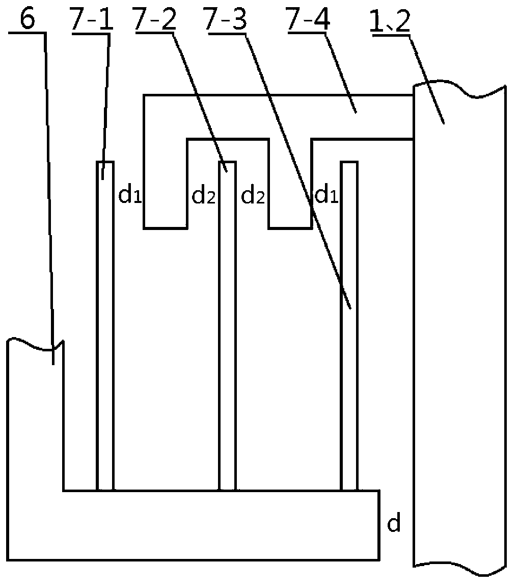 Tuning fork type micromechanical gyroscope capable of resisting high-strength impact