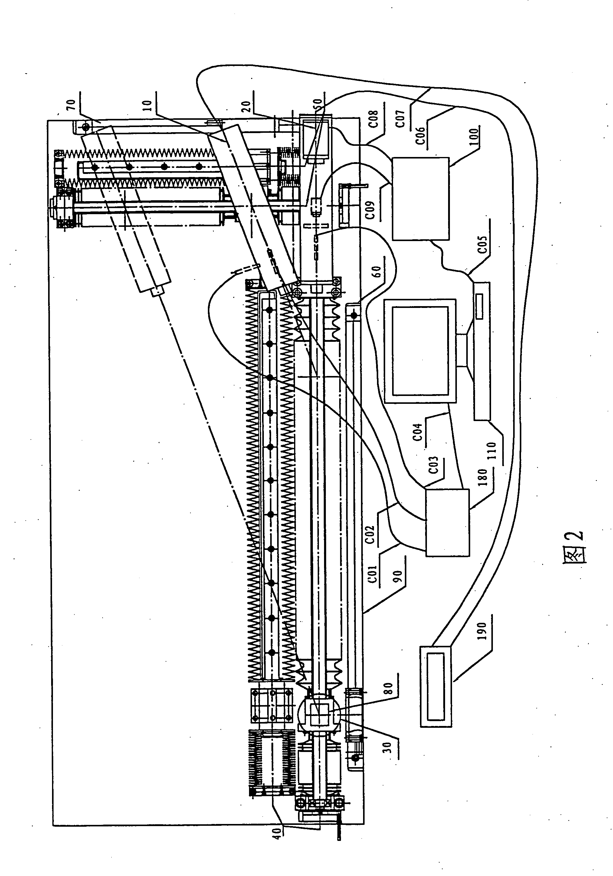 Method and a device for measuring the three dimension surface shape by projecting moire interference fringe