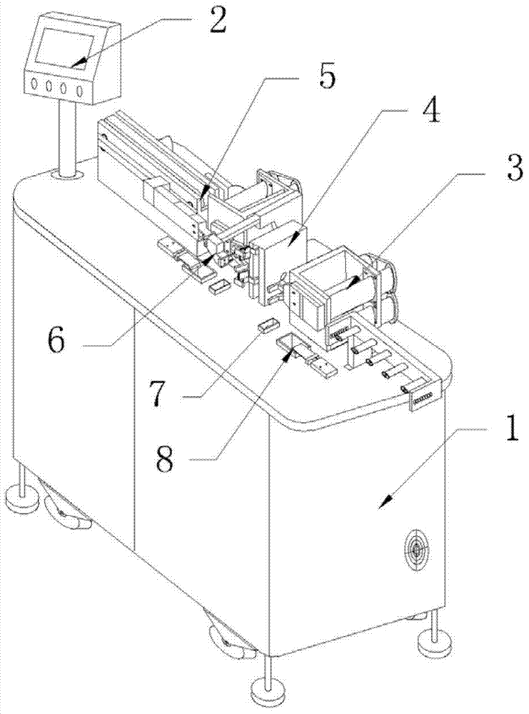 Full automatic wire cutting and peeling double-headed tin adhering machine and use method thereof