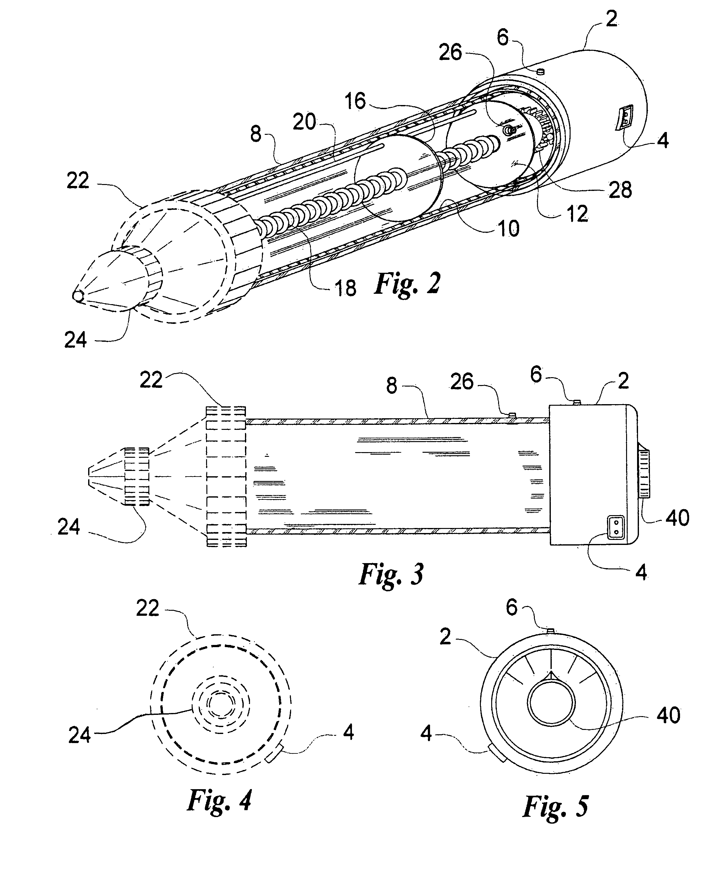 Powered dispenser with interchangeable cartridges