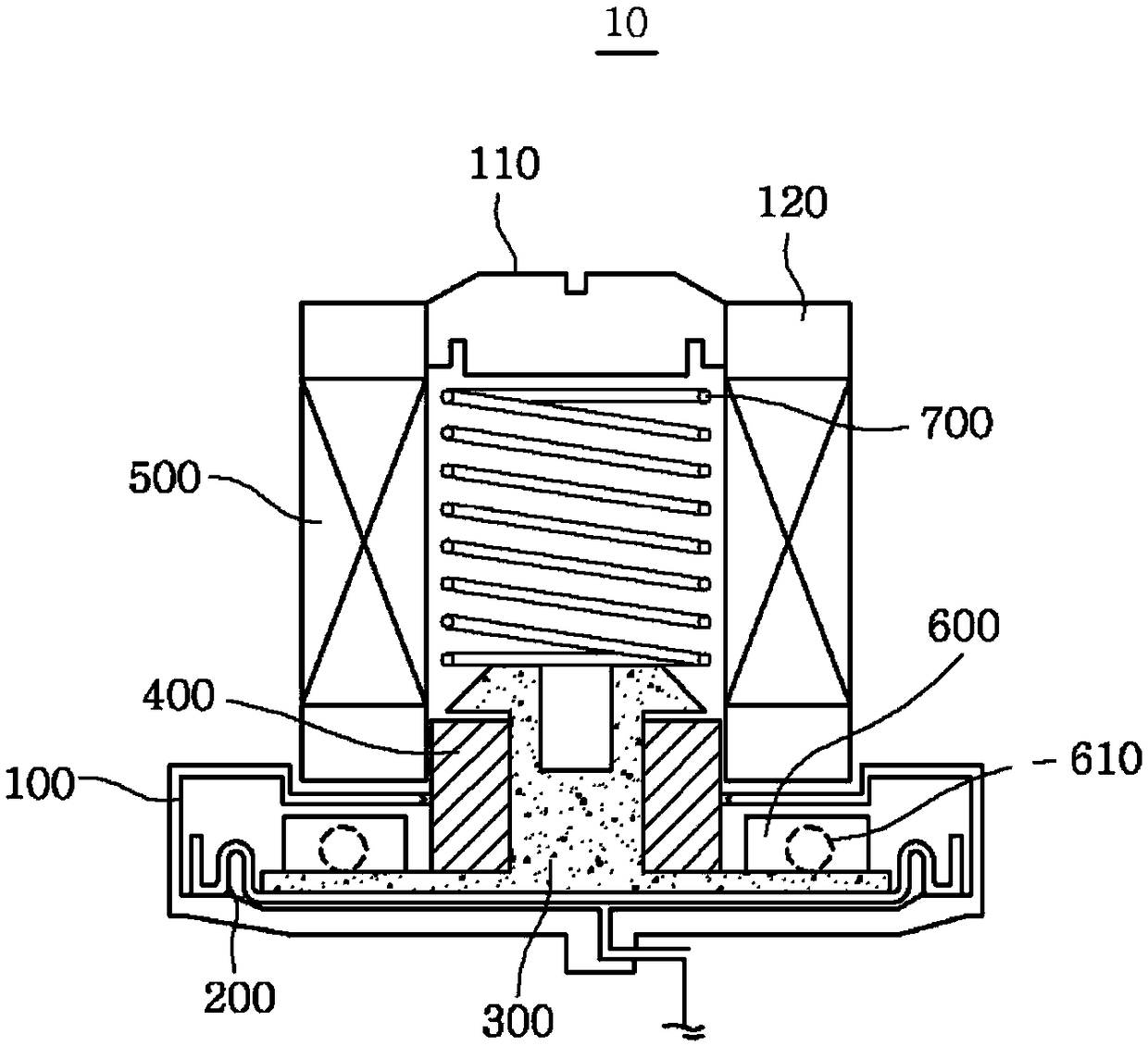 Washing machine and water level/vibration sensor for washing machine