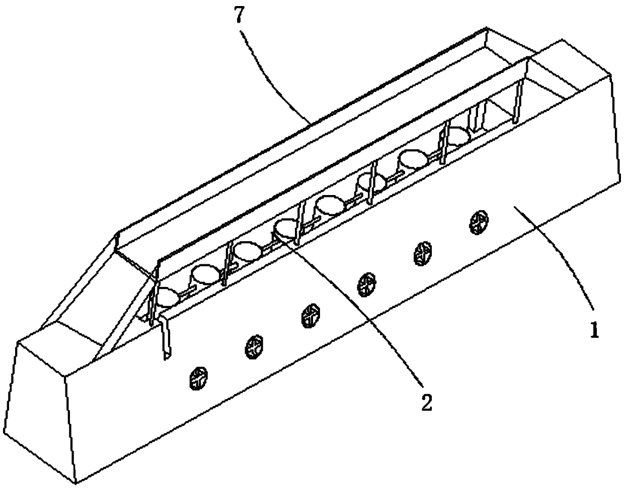 Ecological dam with water purification function