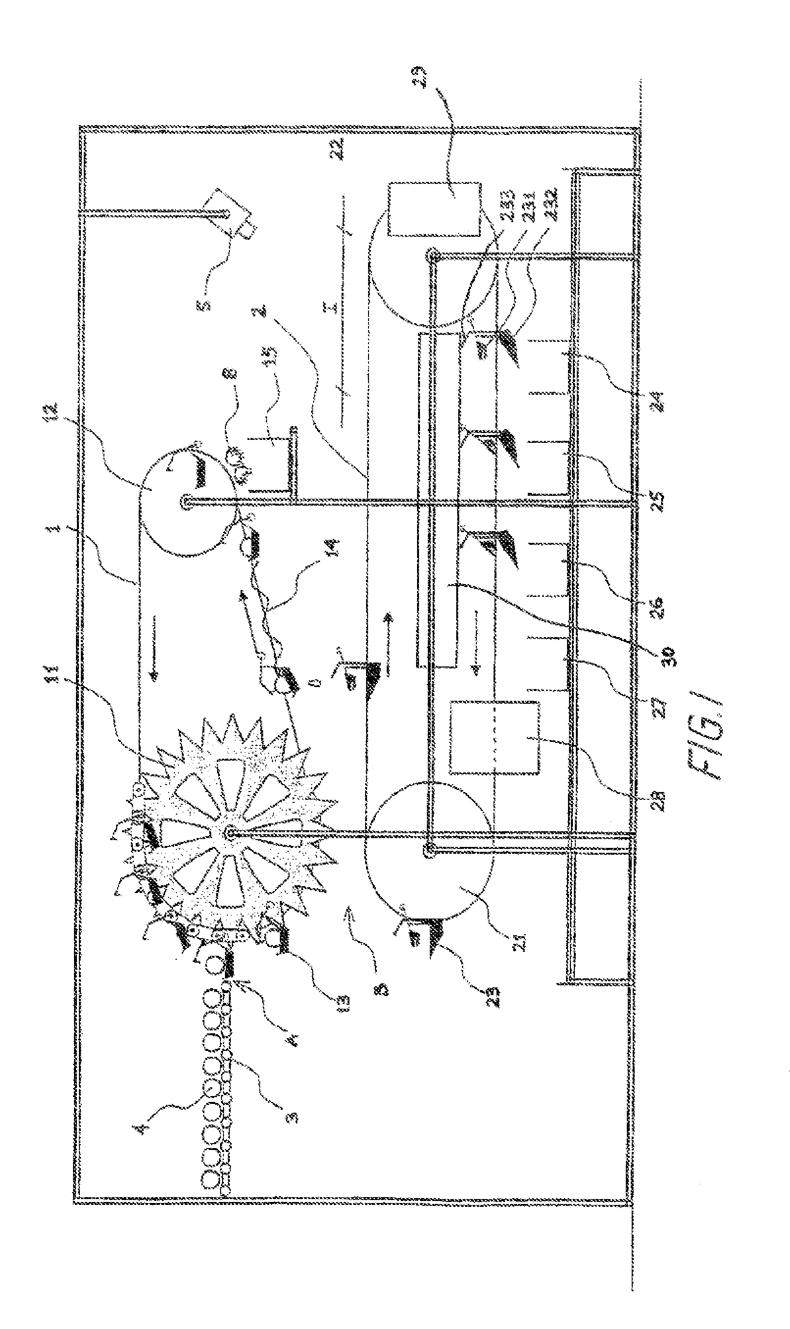 Method of monitoring breaking eggs by an egg breaking apparatus in a cyclic process